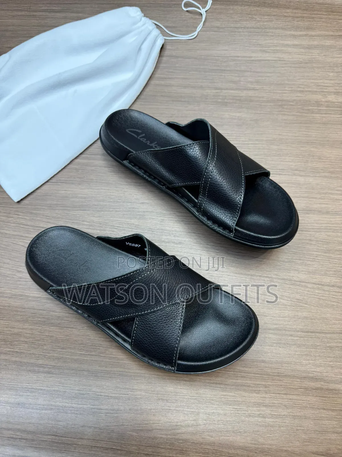 Men's Leather Sandals 2 Colours 2 Brands Ecco Clarks Branded