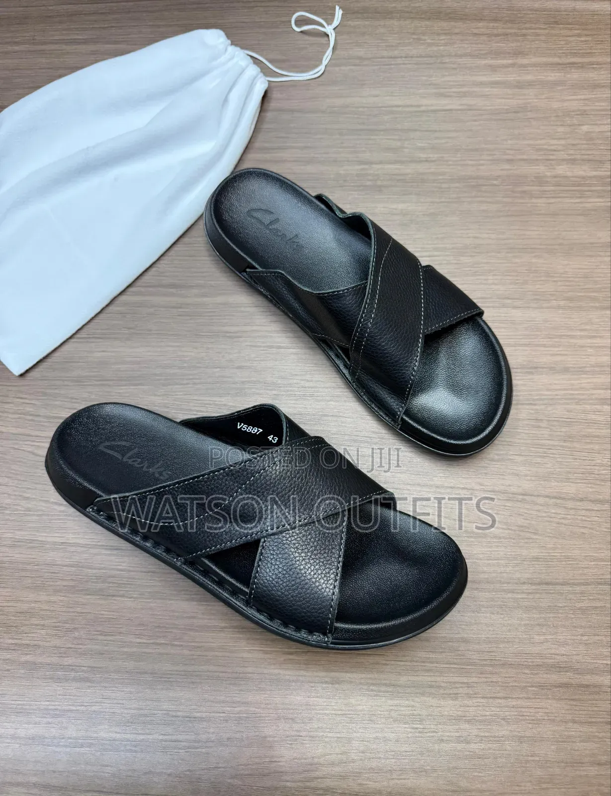 Men's Leather Sandals 2 Colours 2 Brands Ecco Clarks Branded