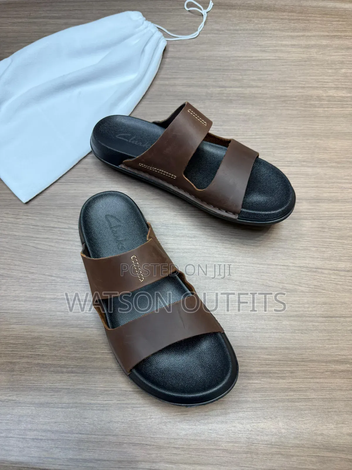 Men's Leather Sandals 2 Colours 2 Brands Ecco Clarks Branded