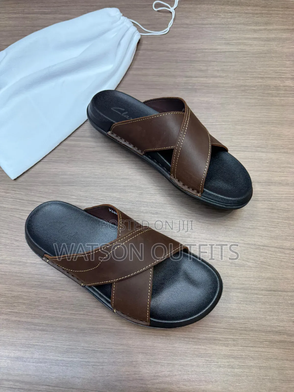 Men's Leather Sandals 2 Colours 2 Brands Ecco Clarks Branded
