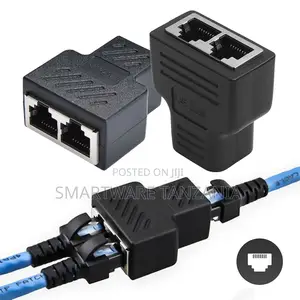 Rj45 Splitter Adapter for Ethernet Cat5 Cat6 Cat7 Network Connectors
