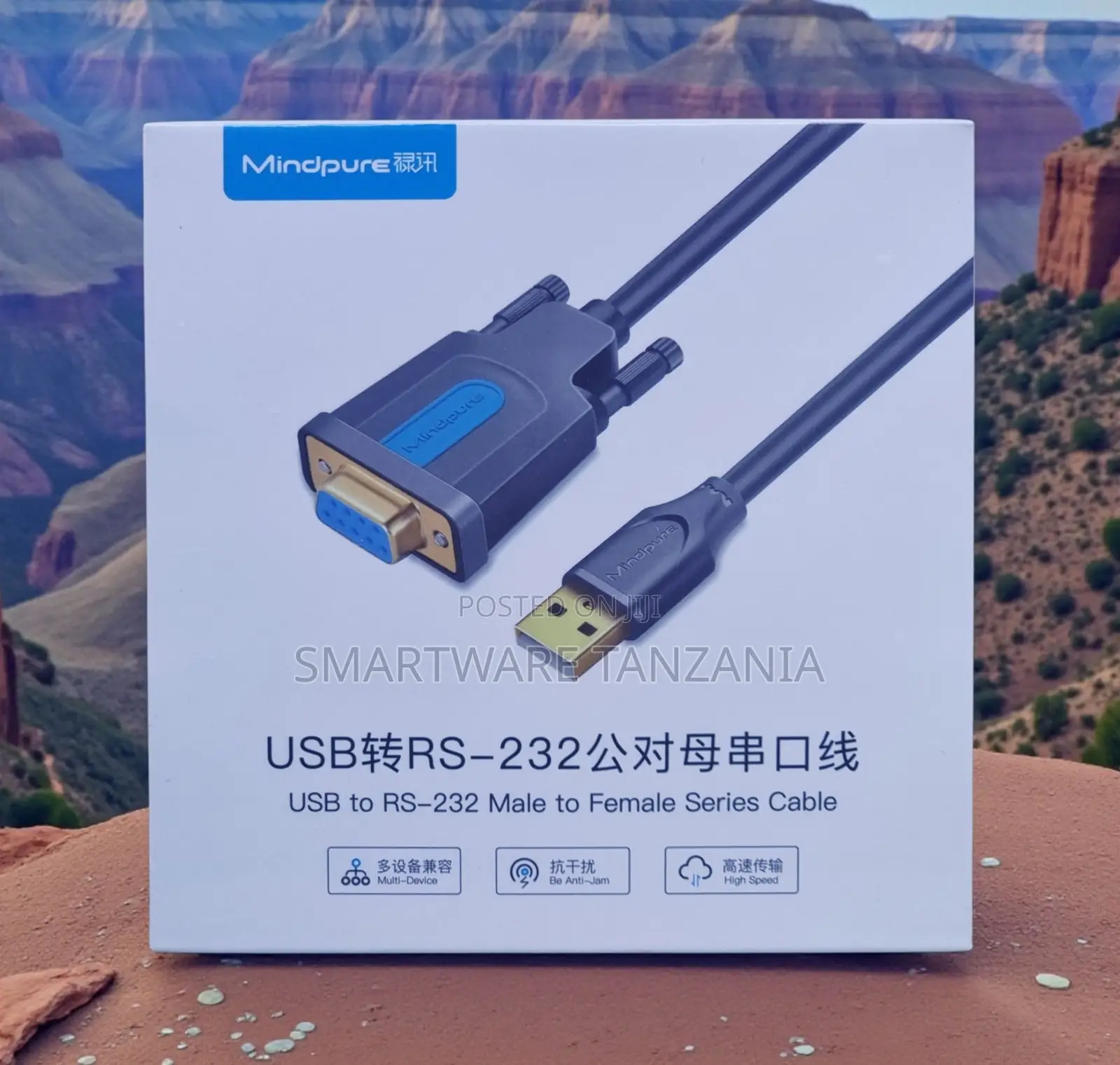 Mindpure Usb To Rs-232 Serial Cable Db9 Anti-jam High Speed