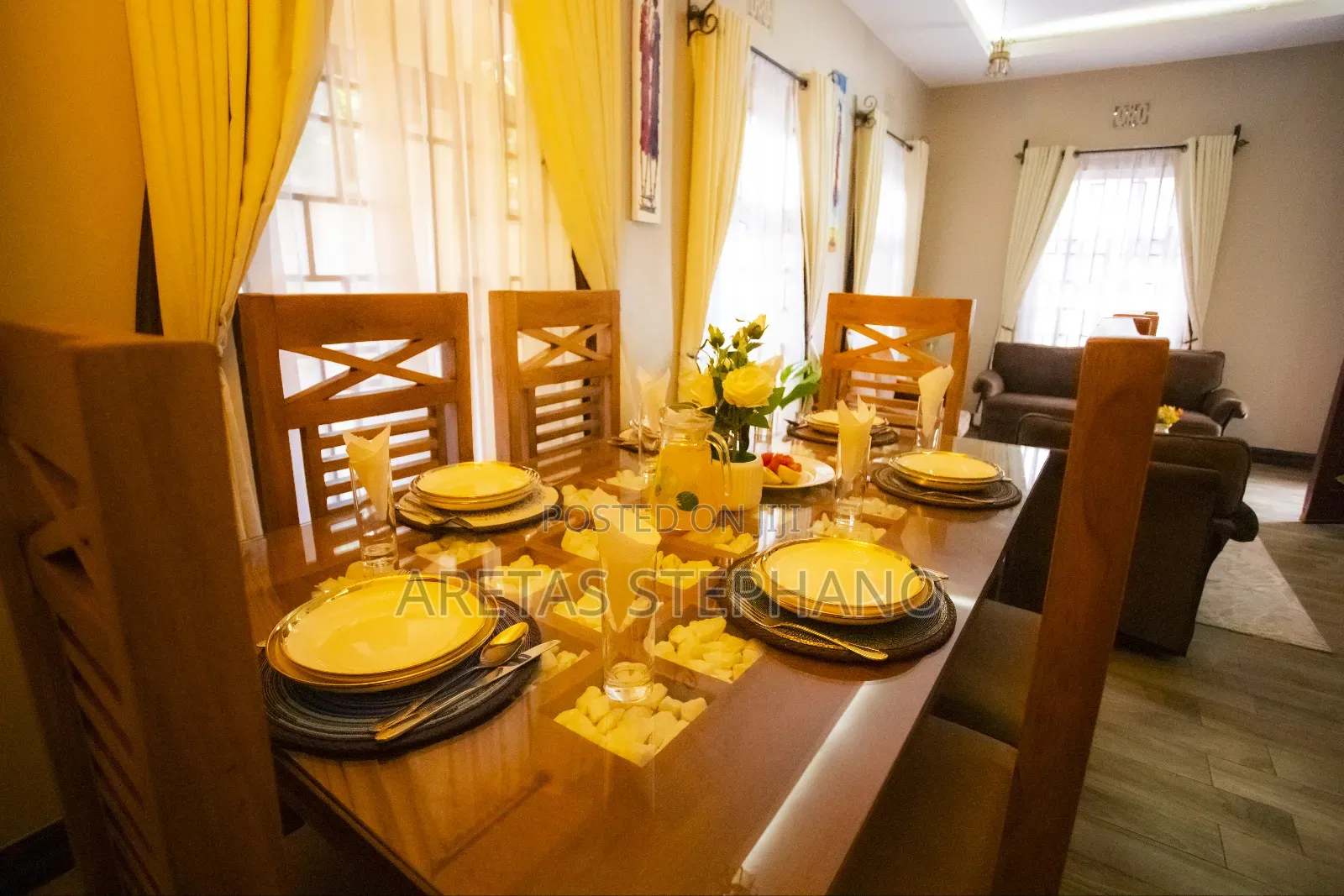 Furnished 3bdrm Apartment in Chekeleni, Moshono for rent