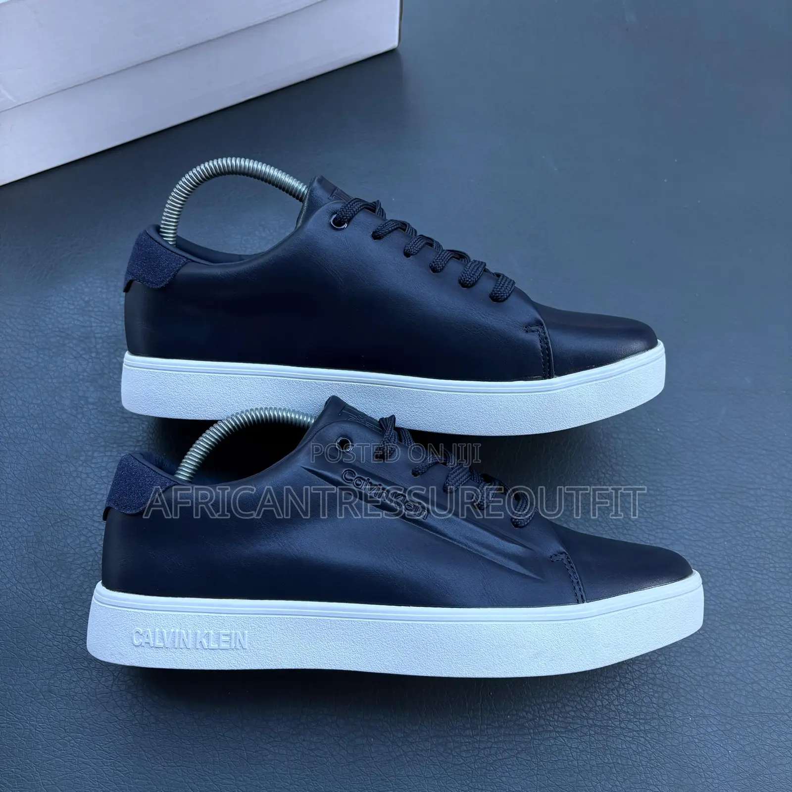 Calvin Klein Leather Sneakers Available