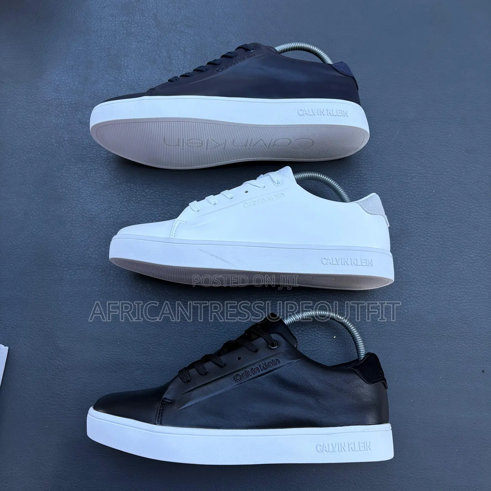 Calvin Klein Leather Sneakers Available