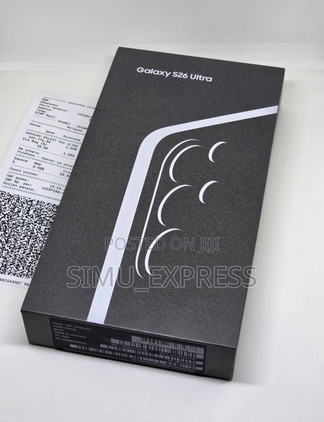New Samsung Galaxy S26 Ultra 5G 512 GB Black