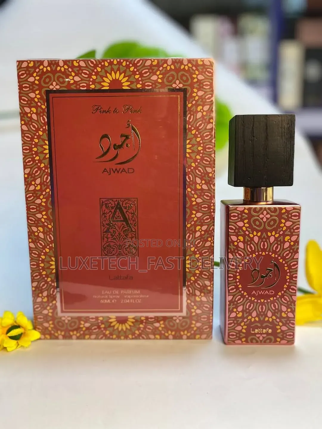 Lattafa Ajwad Pink to Pink Eau De Parfum 60ml, a Unisex Fragrance