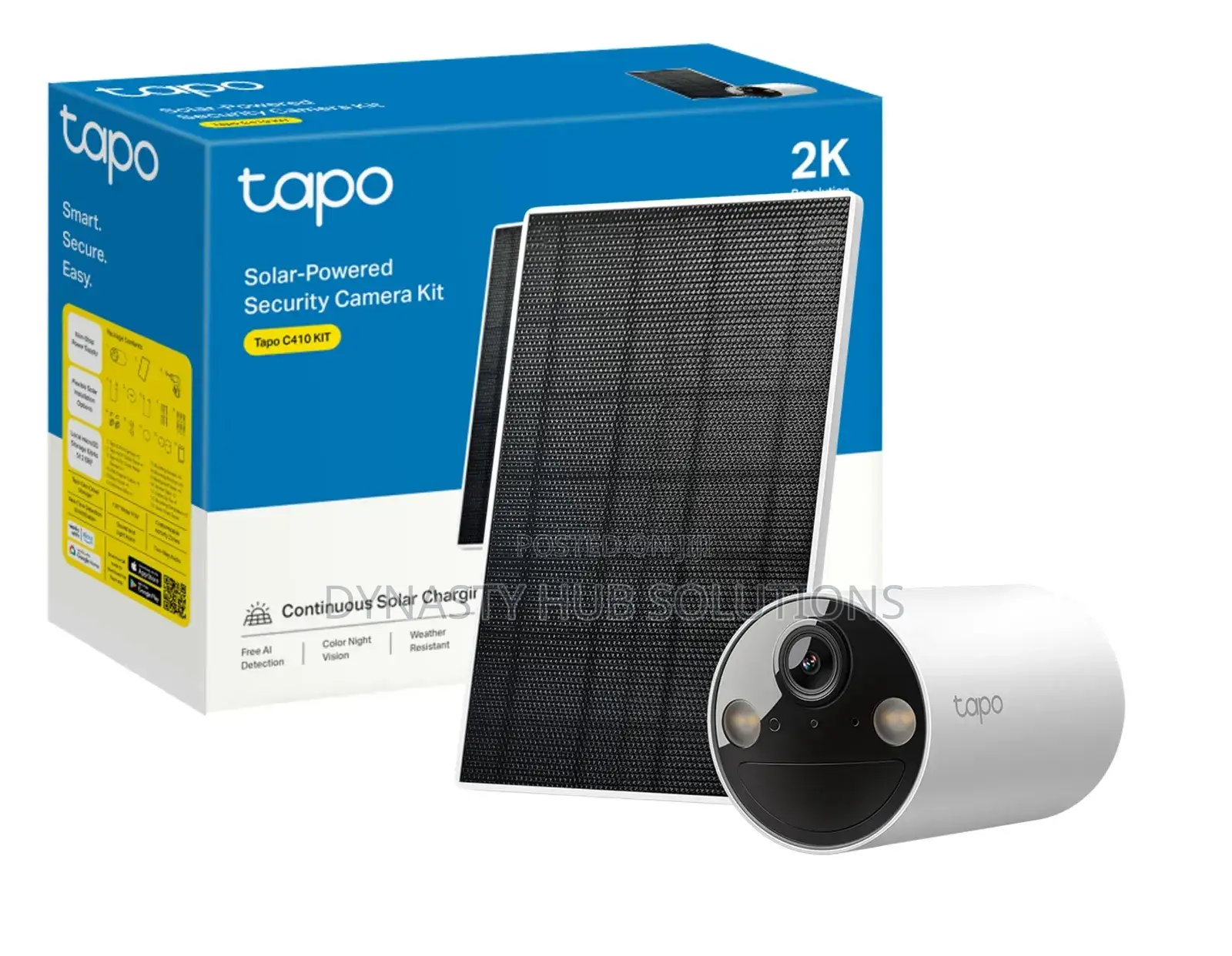 Tapo C410 Kit 3mp Solar Battery Powered Security Camera Kit