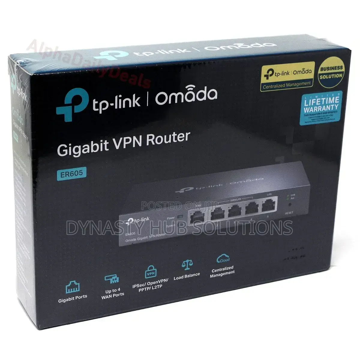 Er605 Tl-R605 Gigabit Ethernet VPN Router Omada Tplink