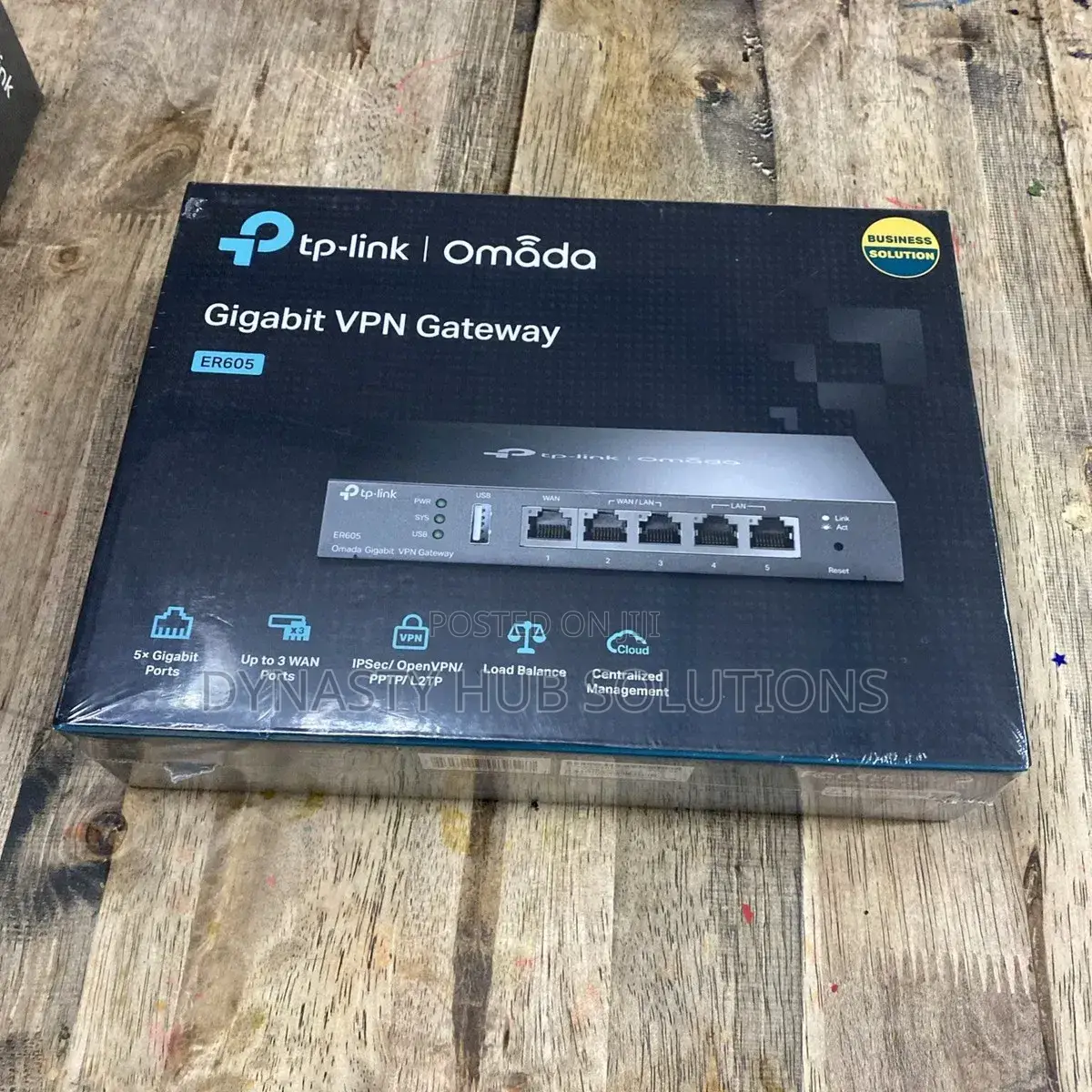 Er605 Tl-R605 Gigabit Ethernet VPN Gateway Omada Tplink
