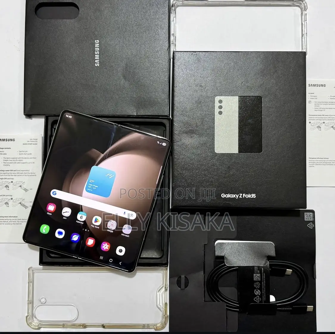 New Samsung Galaxy Z Fold 5 256 GB Silver