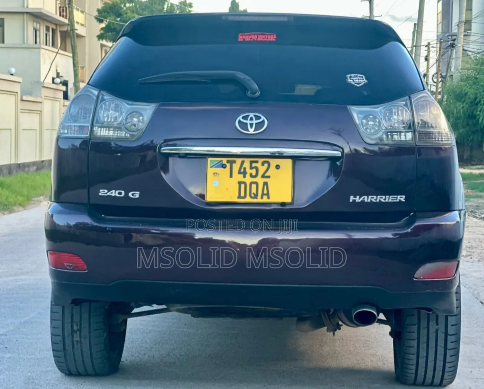 Toyota Harrier 2005 Burgundy