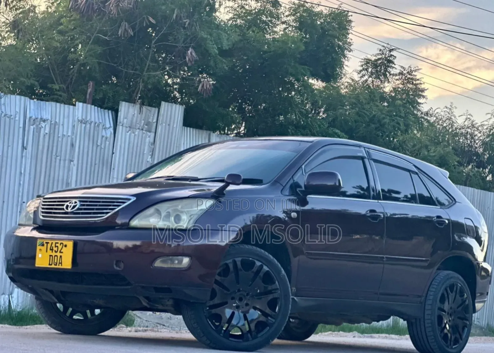 Toyota Harrier 2005 Burgundy