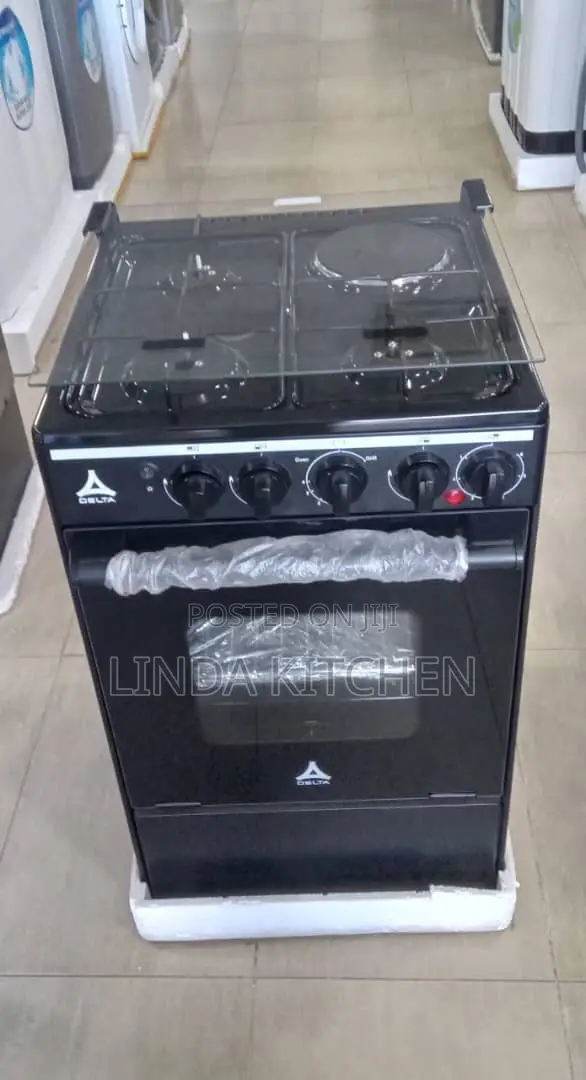 Delta Cooker 50*55, 3gas + 1electric and Oven Gas