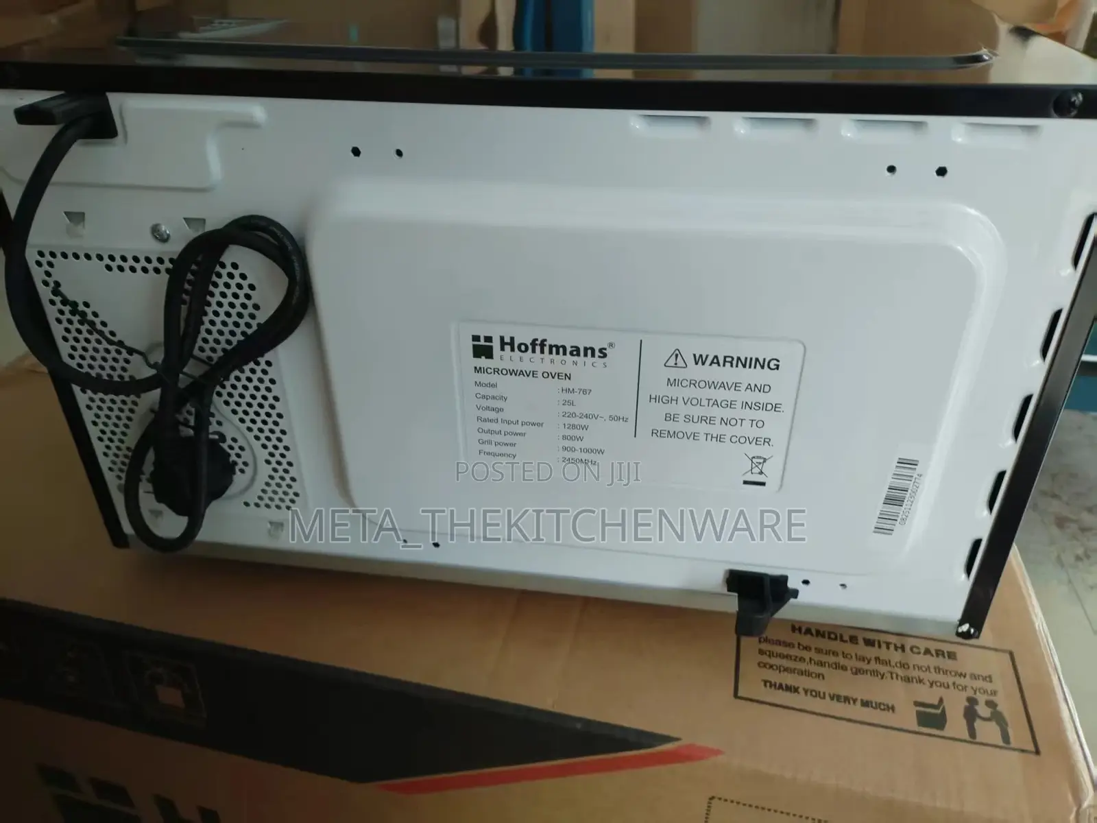 Hoffmans Digital Microwave Oven With Grill 25l Hm-767