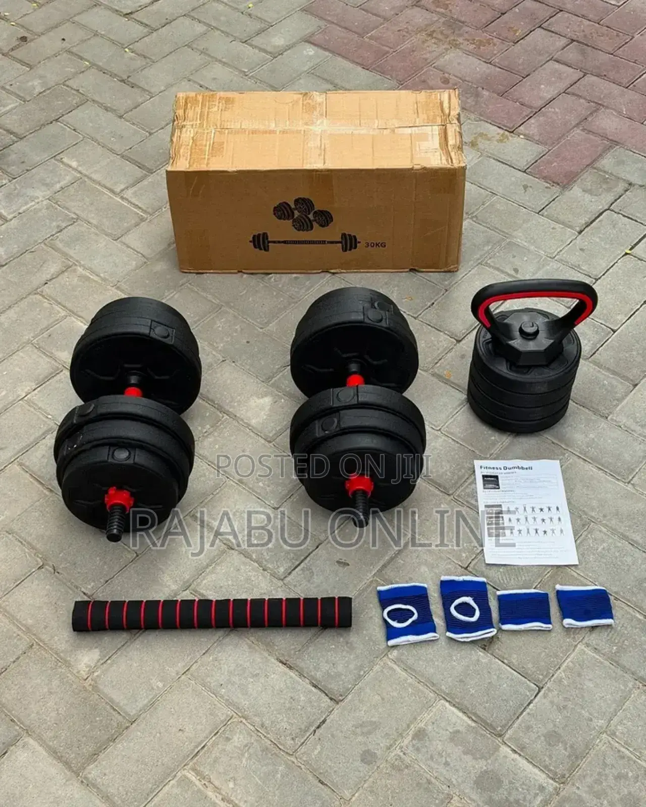 30kg Dummbell Set With Connector