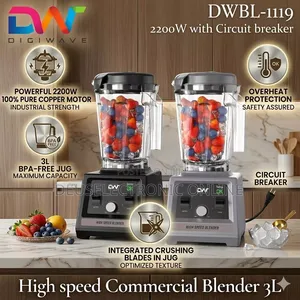 *Digiwave Commercial Blender 3l 2200w at 135,000*