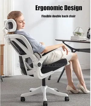 Ergonomic Mesh Office Chair With Adjustable Headrest