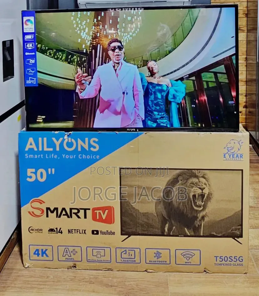 Ailyons 50-Inch Smart Tv (Model T50s5g).
