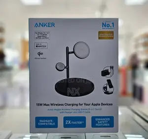 Anker 3 in 1 Stand Magsafeqi2 Wireless Charger for Apple Devices