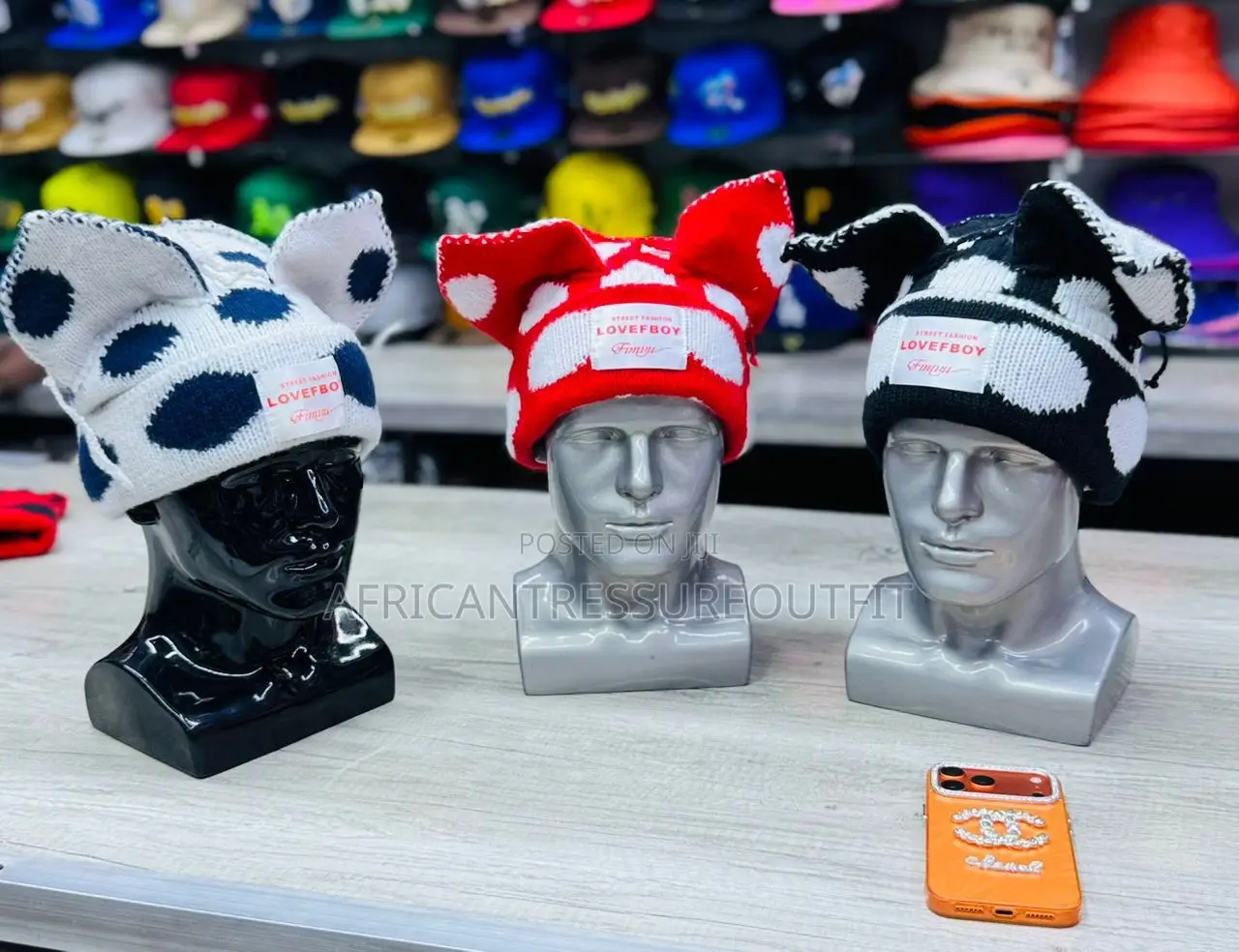 Knitted Beanies Charles Jeffrey Loverboy Rabbit Ear Hats Collection