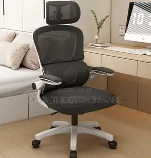 Ergonomic Home Office Chair With Flip Armrest Lumber Support