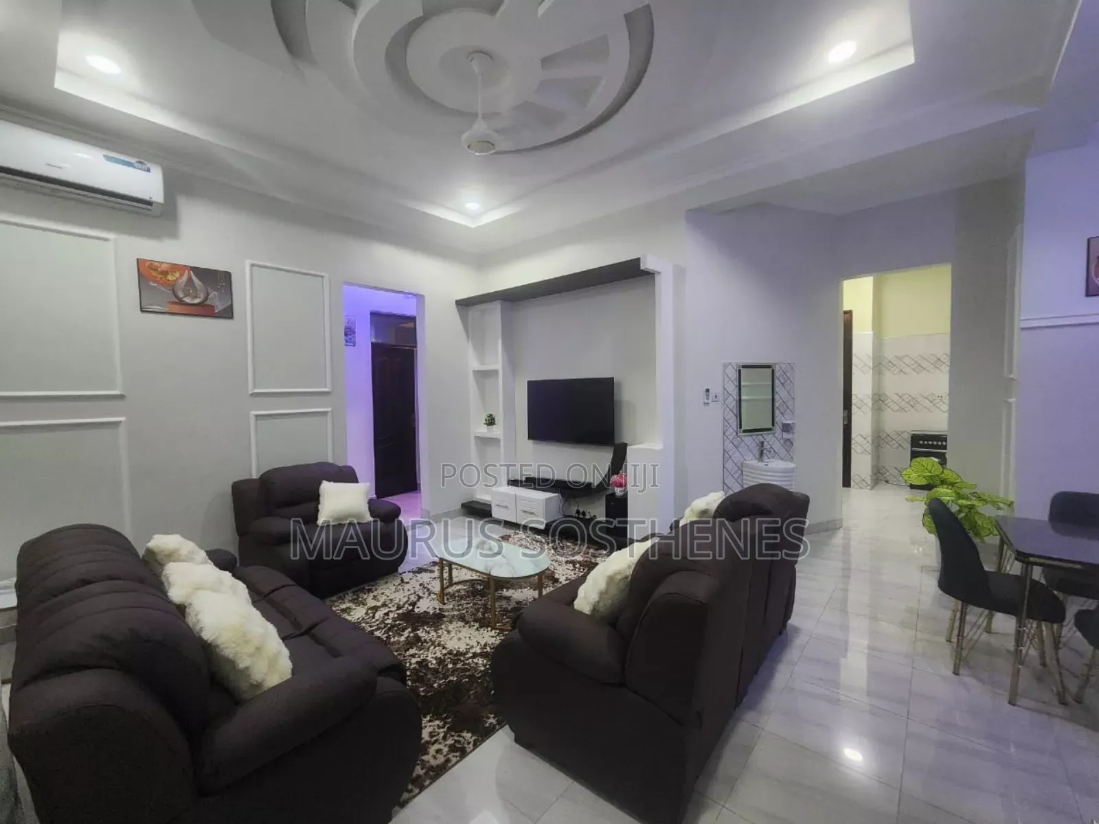 Furnished 3bdrm Apartment in Mwanagati, Kitunda for rent
