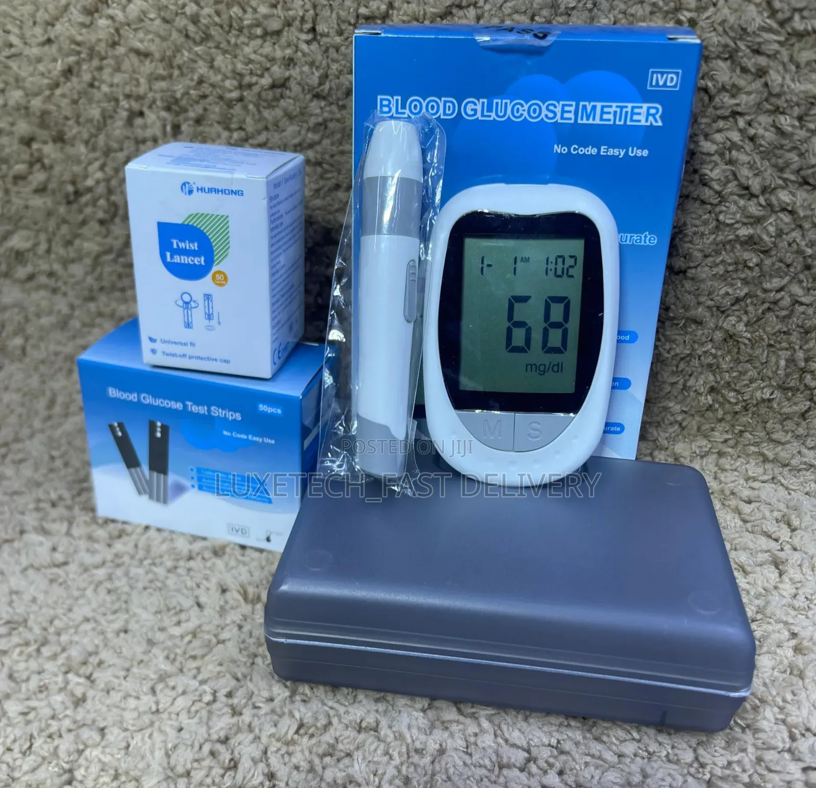 Blood Glucose Monitoring Kit (Digital Glucometer)