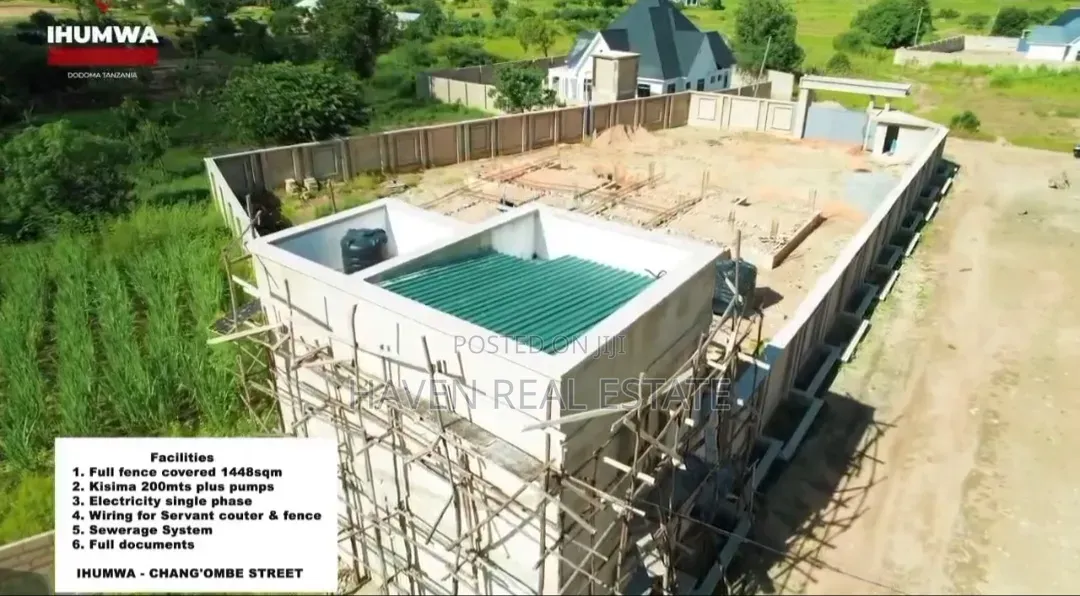 *Plot With Unfinished Project for Sale in Dodoma*