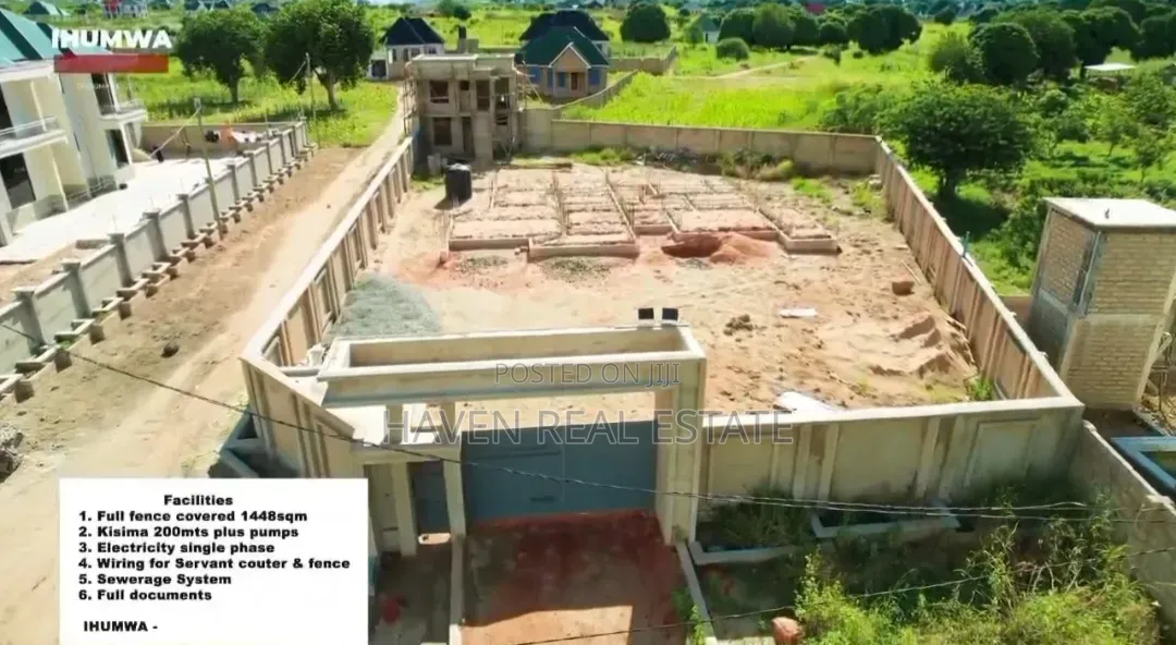 *Plot With Unfinished Project for Sale in Dodoma*