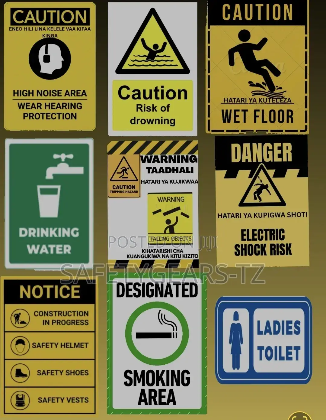 Safety Stickers For Construction Sites