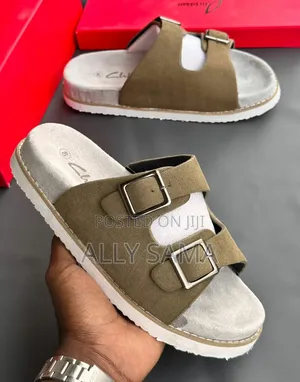 Men's Sandals Clark's Material Suede New Design