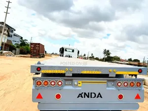 Flatbed Trailer With Leaf Spring