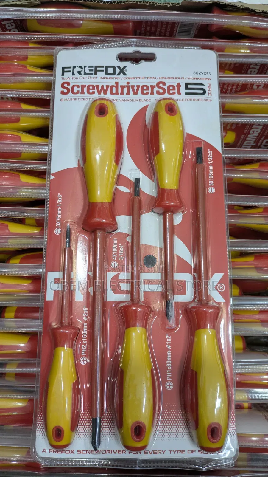 5 Pieces Insulated Screwdrivers Set