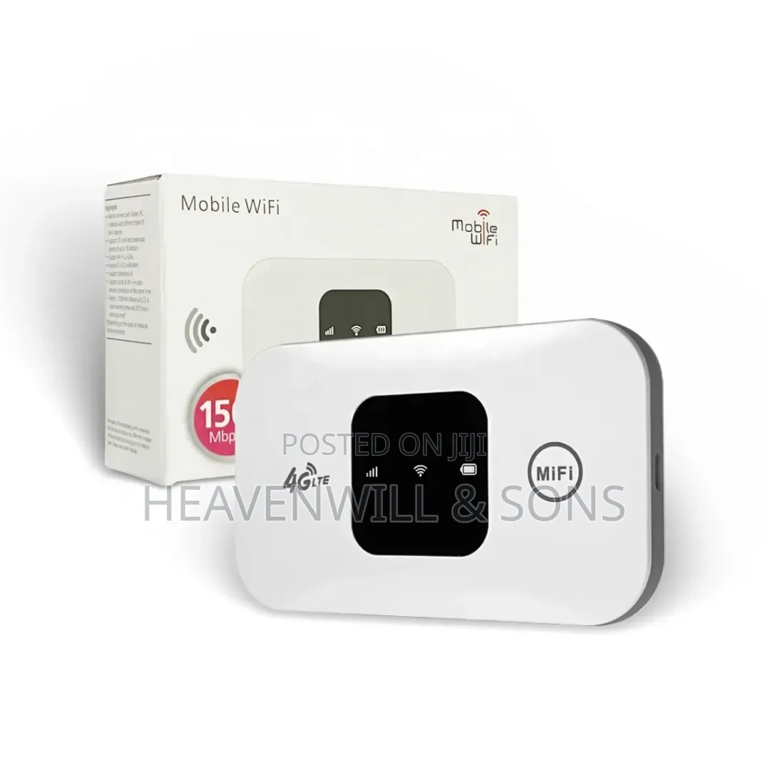 Universal 4g/5g Pocket Wifi Router 150mbps–10 Users | Battery 10 Hours
