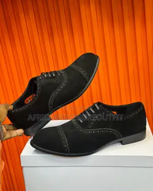 John Foster Shoes Collection Suede Brogue Shoes Available