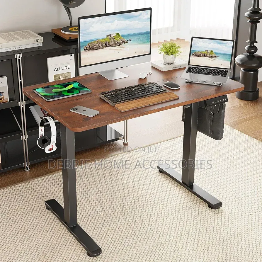 Modern Wooden Electric Computer Table