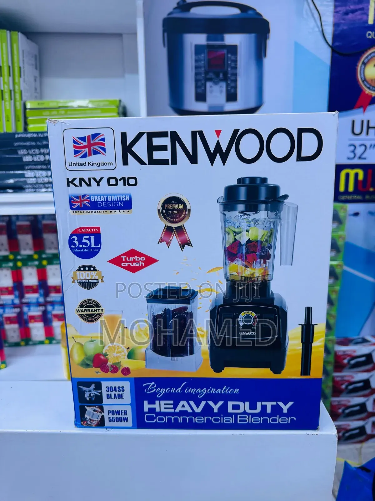 Kenwood Heavy Duty Blender 3.5l – Nguvu Kubwa