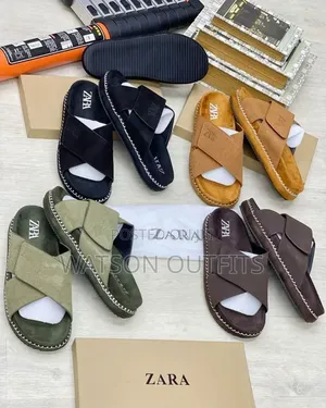 Men's Leather Sandals or Sendo Original Za Zara