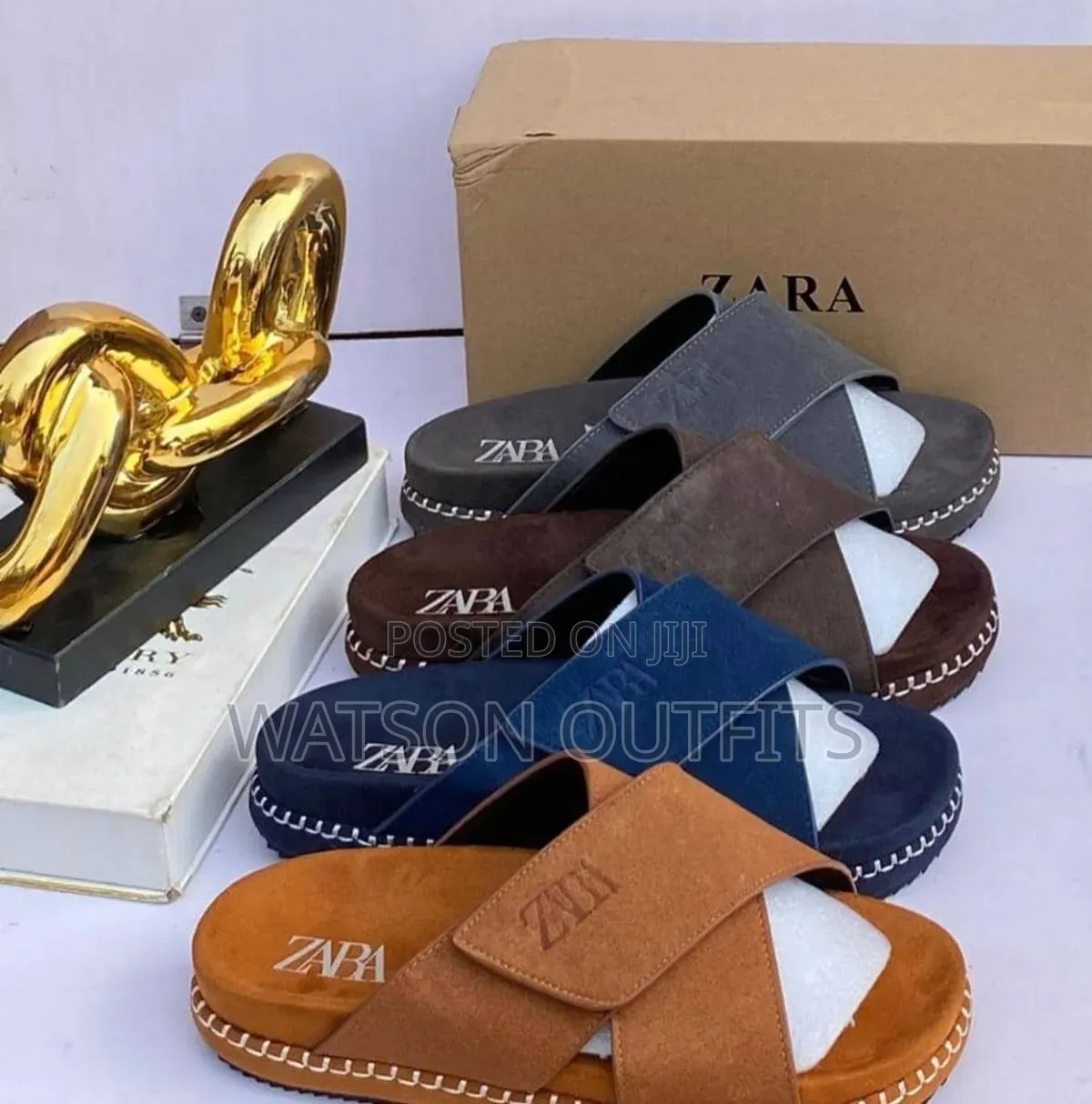 Men's Leather Sandals or Sendo Original Za Zara