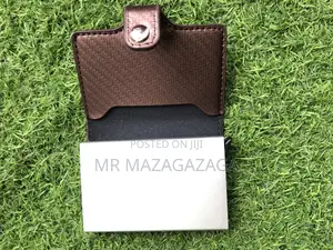Smart Card Holder Wallet (Metal + Leather)