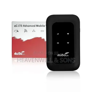 Universal 4g/5g Pocket Wifi Router 150mbps–10 Users | Battery 10 Hours