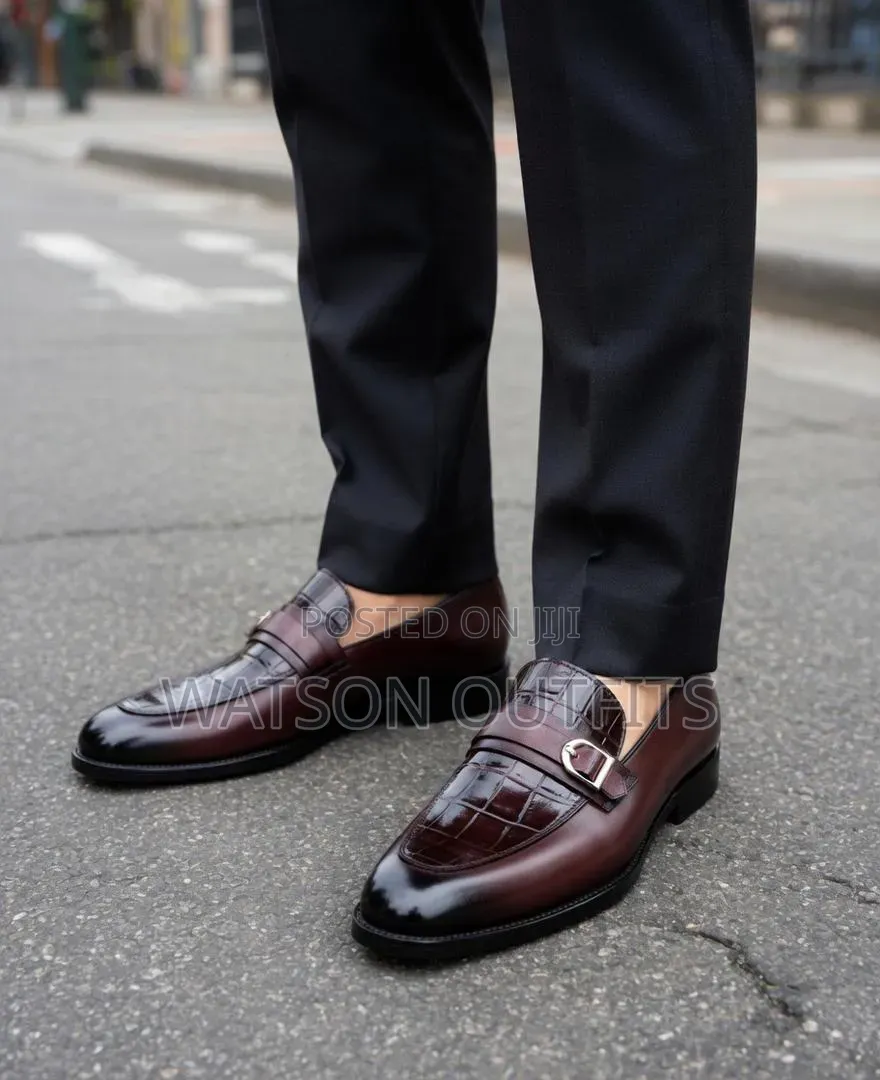 Men's Leather Shoes Anax Branded Materials Quality and Original