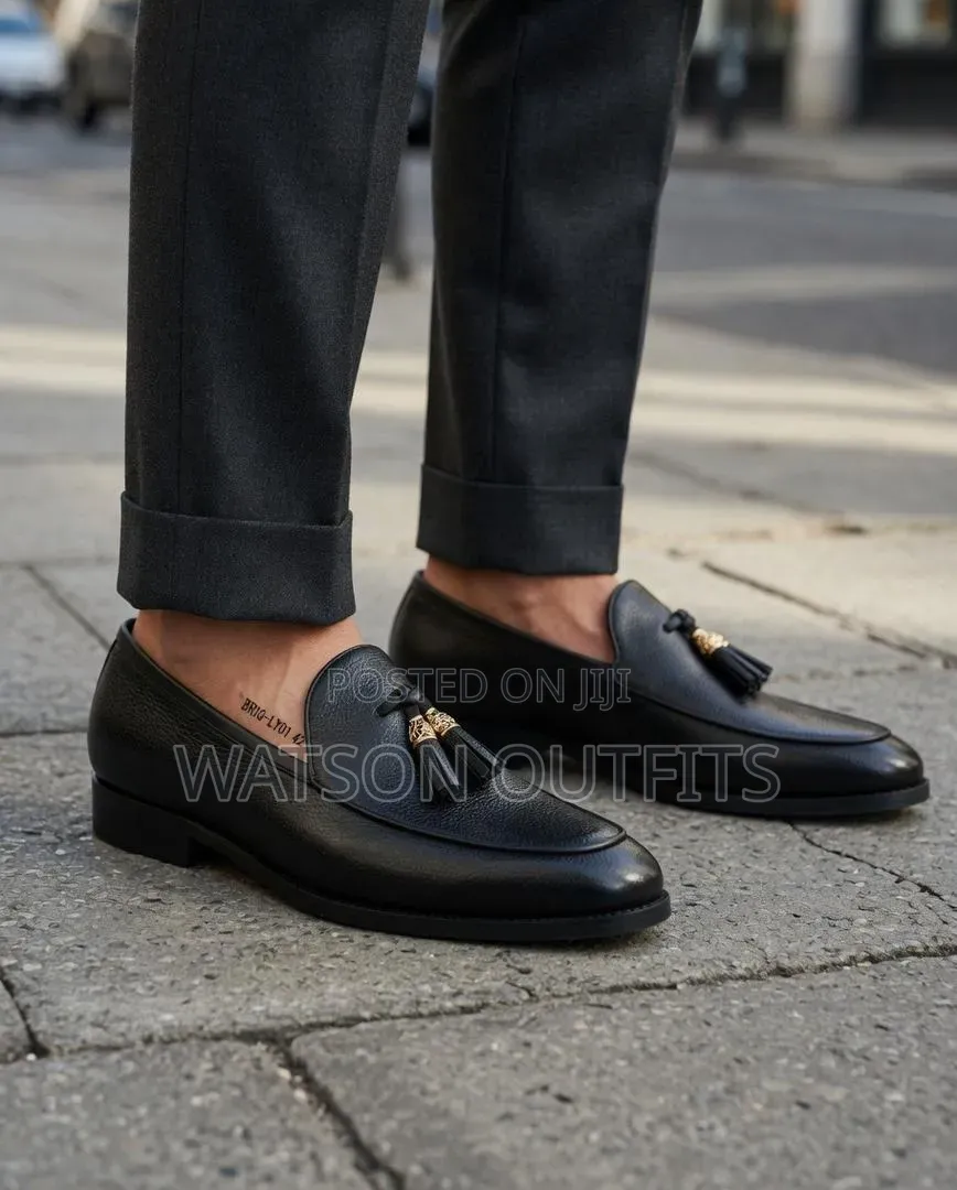 Men's Leather Shoes Anax Branded Materials Quality and Original