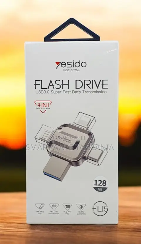 Yesido 4 in 1 Flash Drive 128gb Usb3.0 Lightning Type-C