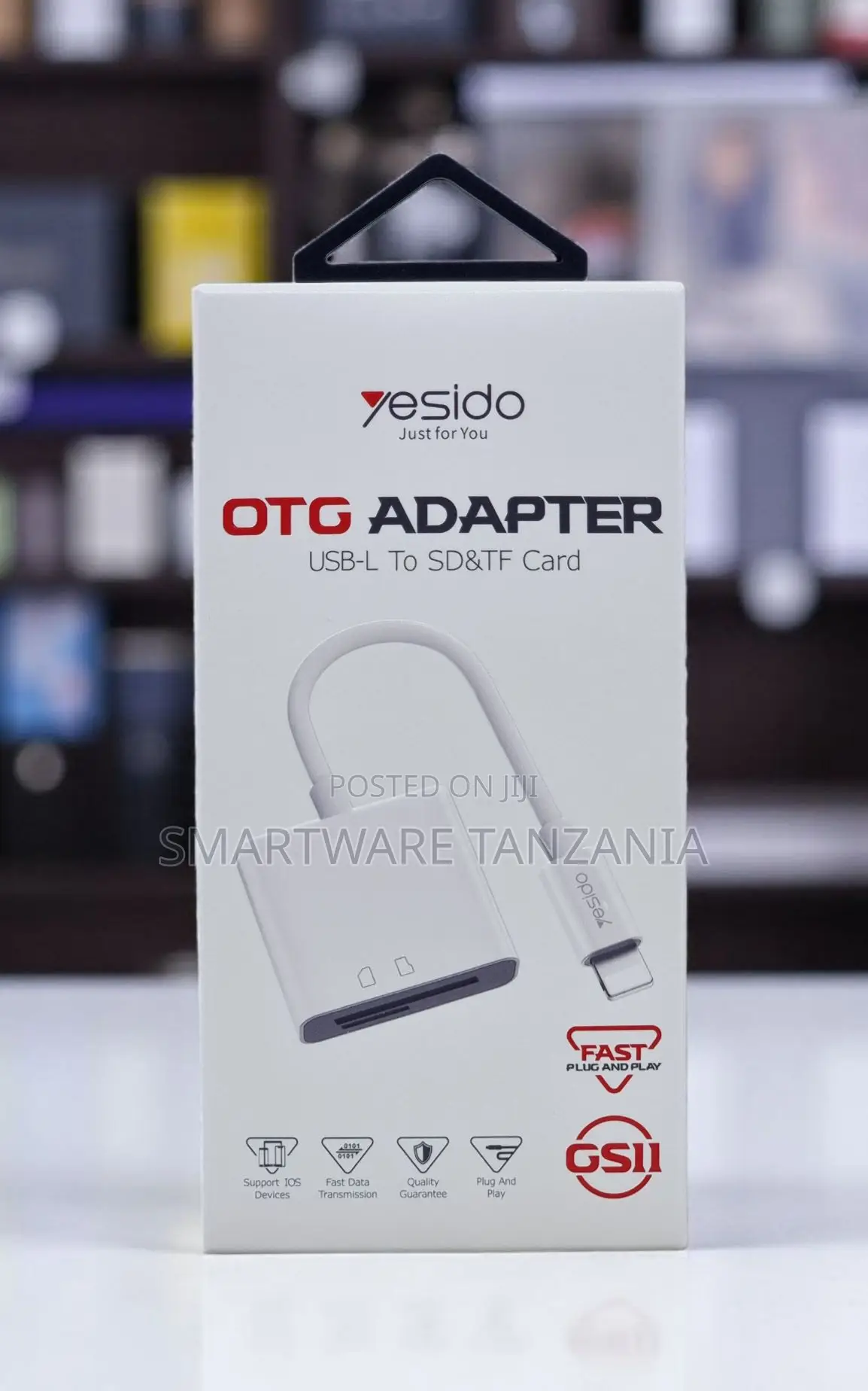 Yesido Gs11 Lightning to Sd Tf Card Reader Otg for iPhone