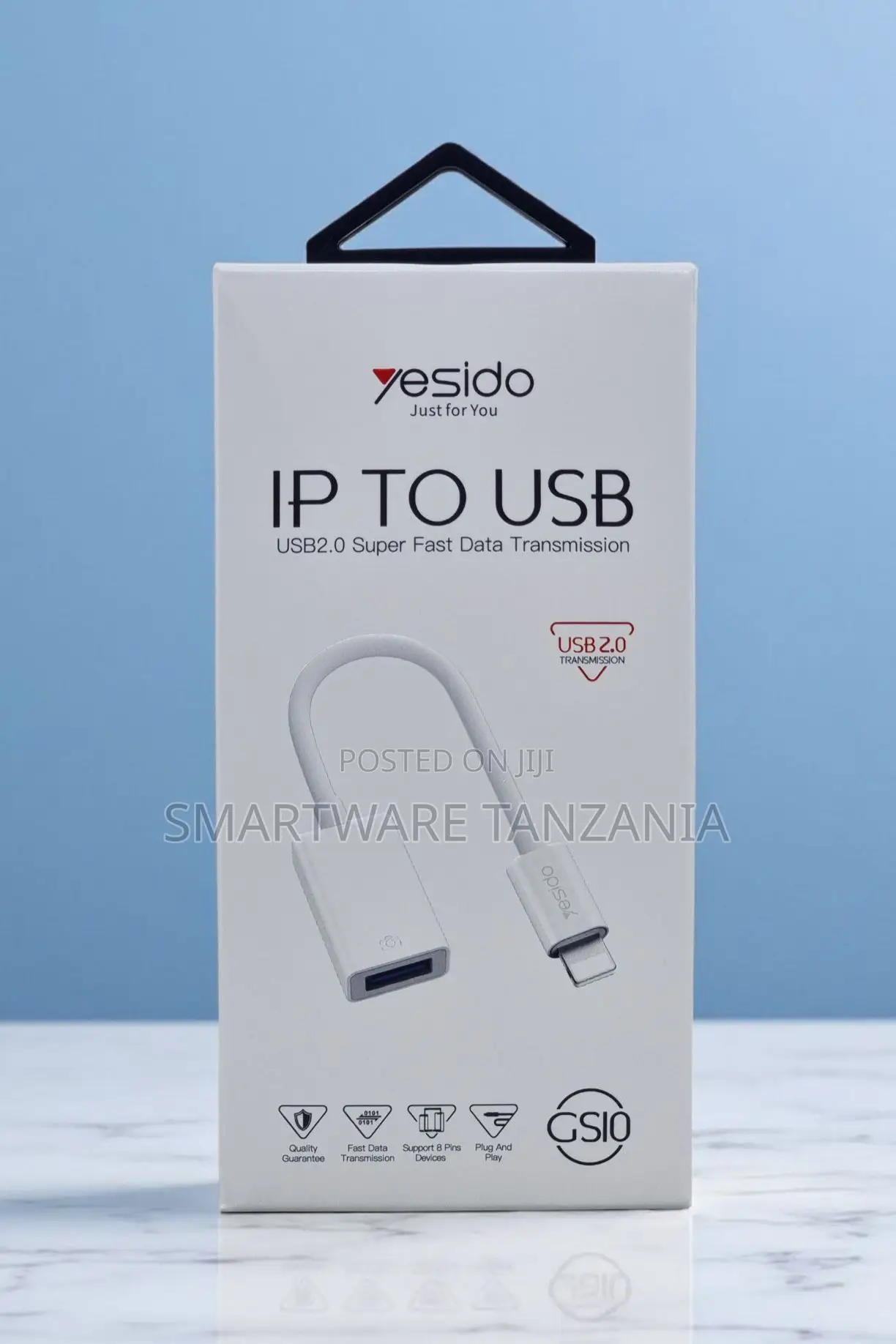 Yesido Gs10 Lightning To Usb-a Otg Cable Usb2.0 For iPhone