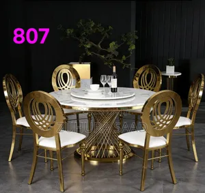 Premium Round Marble Dining Table