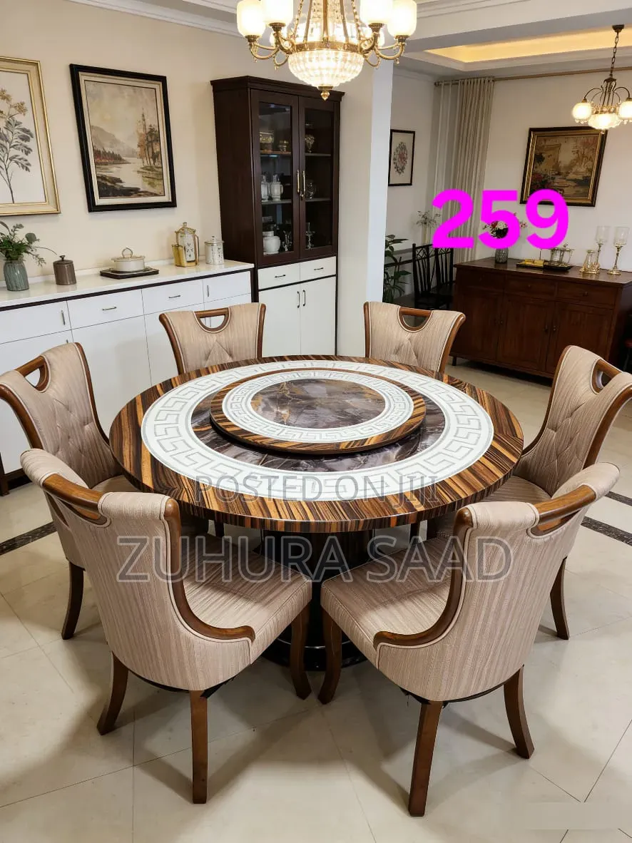 Round Marble Dining Table