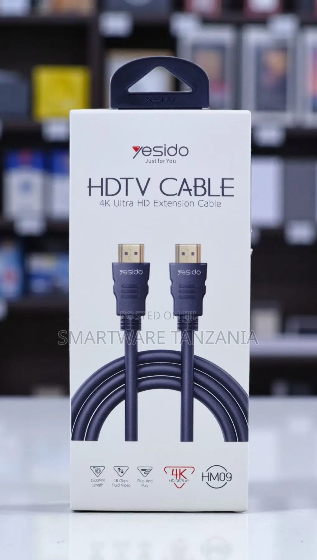 Yesido Hm09 Hdmi Cable 1.5m 18gbps Fluid Video Hd